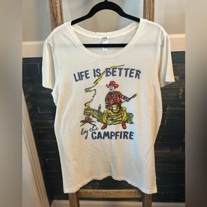 Alternative Apparel XL Tee campfire retro